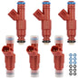 Fuel Injectors 0280156161,12-Hole 22LB, 6 Pack Fits 1999-2009 Jeep Grand Cherokee/Liberty/Wrangler, Ford Mustang/Focus/Escape/Windstar, Dodge Dakota/Ram 1500 2500, Mariner