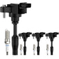 UF680 Ignition Coils and LTR6GP8 Iridium Spark Plugs, 4 Pack Fits Buick Envision Regal Cadillac ATS CTS Chevy Malibu Camaro Equinox GMC Terrain 2.0L 2.5L, Replaces 12654078 12652405
